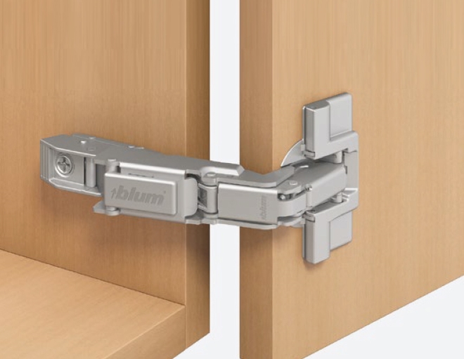 71T6550 CLIP Top 170' Nickel Straight arm Hinge Screw on boss PWS