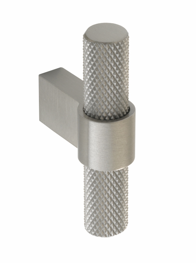 H1125.35.SS Knurled T Handle, Polished Stainless Steel Effect, (Central ...