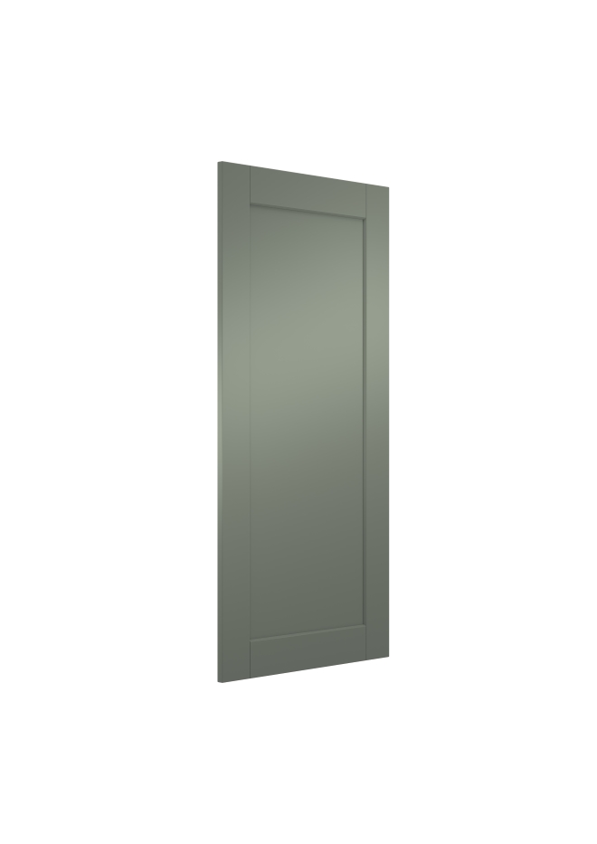 BMR123 Belsay Smooth Reed Green Shaker Door, H1245mm, W297mm, D19mm PWS Distributors Ltd UK