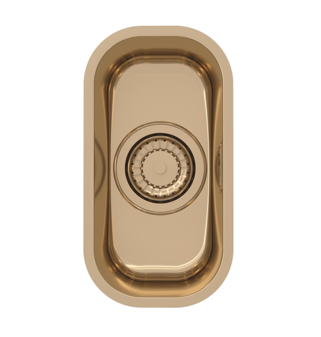 1114242N Alveus Variant 110 Bronze Undermount sink for 400mm Single bowl PWS