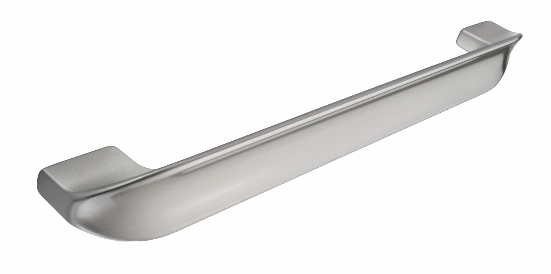 Handle Bar handle 192mm hole centre, Zamak, Stainless Steel finish